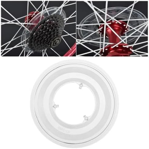 3 Pack Bike Spoke Protector Flywheel Spokes Guard Plastic Cover for Bicycle Rear Wheel 54mm Cassette Hub Montain Road Bikes Cycling Accessories Parts