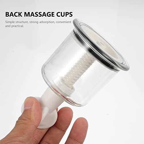 FRCOLOR 8Pcs Vacuum Cupping Therapy Device for Body Massage Sturdy and Durable Cupping Can Relief for Back Shoulder and Neck Convenient Body Massage Tool