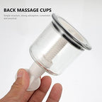 FRCOLOR 8Pcs Vacuum Cupping Therapy Device for Body Massage Sturdy and Durable Cupping Can Relief for Back Shoulder and Neck Convenient Body Massage Tool