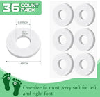 Nuanchu 36 Pcs Callus Cushions Callus Pads for Bottom of Foot Round Corn Cushions Pads for Feet Soft Adhesive Felt Corn for Ball and Side of Foot, Pain Relief from Shoe