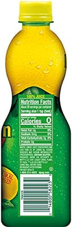 ReaLemon 100% Lemon Juice, 15 fl oz bottle (Pack of 12), Made with Lemon Juice from Concentrate, Gluten-Free, Sodium Free, Perfect Mixer to add to Cocktails and Marinades