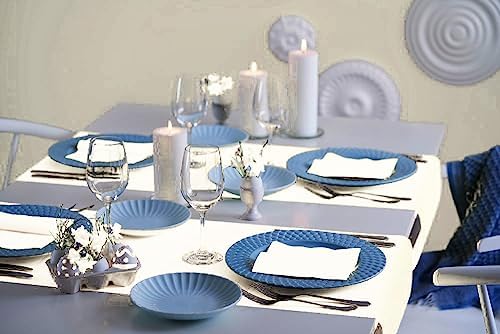Cream Dinner Napkins, 3-Ply, 125 Count – Premium Disposable Paper Napkins for Parties, Weddings, Restaurants, Bars & Events, European Made