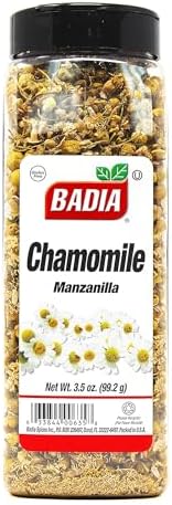 Badia Chamomile, 3.5 oz – Premium Dried Chamomile Flowers for Herbal Tea