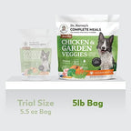 Dr. Harvey's Chicken & Garden Veggies Dog Food, Grain-Free Dehydrated Food for Dogs with Freeze-Dried Chicken (5 Pounds)