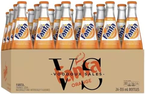 Fanta 12 Pack - Mexican Glass Soda - In Voodoux Sales Package