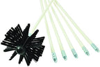 Deflecto DVBRUSH12K/6 Dryer Duct Cleaning Kit, Lint Remover, Extends up to 12 Feet, Synthetic Brush Head, Use with or without a Power Drill
