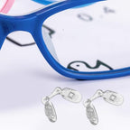 Didiseaon 2pcs Glasses Nose Pads Integrated Saddles Boys and Girls Adults Eyeglass Strap Saddles Bridge Silicone Nose Pads for Secure Fit