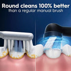 Oral-B iO Ultimate Clean Replacement Brush Heads, 5 Count, 4 Ultimate Clean + 1 Gum & Sensitive Black