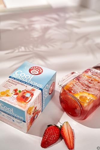 Teekanne Cool Sensations Strawberry & Orange - Refreshing Fruity Tea for Summer