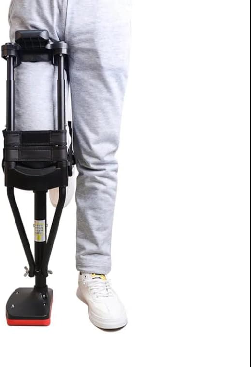 Hands Free Crutch, Single Leg Telescopic Walker, Knee Crutch Mobility Support for Injury/Disability/Elderly Supports Up, for Injury Disability Supports