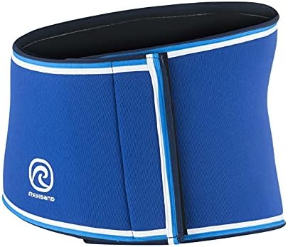 Rehband RX Original Back Support 7mm - Heavy-Duty Neoprene Lumbar Brace for Stability, Warmth & Posture - Ideal for Weightlifting, Crossfit, Powerlifting & Back Pain Relief