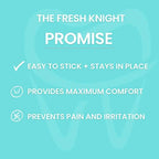 Braces Wax White 10 Pack. Dental Wax for Braces & Aligners, Unscented & Flavorless - 50 Premium Orthodontic Strips Food Grade Fresh Knight
