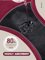 ACEJUNE Period Cotton Underwear for Women: Leak-Proof Menstrual Comfort Panties for Teens and Postpartum 4 Pack