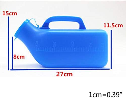 Men's Urinals for Men 2000 Ml Super Large Capacity Portable Male Urine Cups Hospital Bed with Lid Pee Bottles for Men Urine Bottles for Men