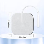 TENS Unit Replacement Pads, Self-Adhesive Electrode 20PCS, 2"x2" Electrode Pads for Muscle Stimulator Massager, Self-Adhesive TENS Pads for Electrotherapy