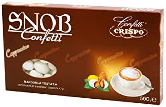 Crispo Confetti: "Snob" Cappuccino Almond Dragees 500g 17.6oz [ Italian Import ]
