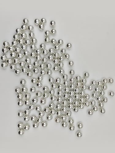 Silver Pearl Sugar Sprinkles 4.23 oz, 10mm Candy Pearls Ideal for Baking, Cake and Cupcake Toppers, Cookie Decoration, Ice Cream Topping, Wedding Shower Valentines Halloween Christmas