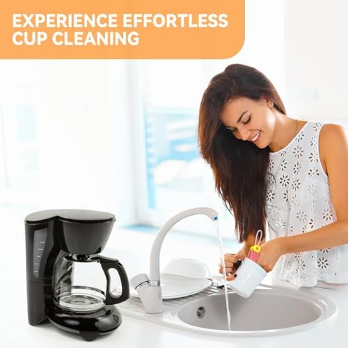 3 Pack 3-in-1 Cup Lid Gap Cleaning Brush Set Multifunctional Silicone Crevice Cleaner Tool for Bottle Straw Tumbler Kitchen with Cute Petal-Shaped Design Multicolored