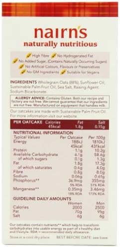 Nairn's Rough Oatcakes 291 G (Pack Of 10)
