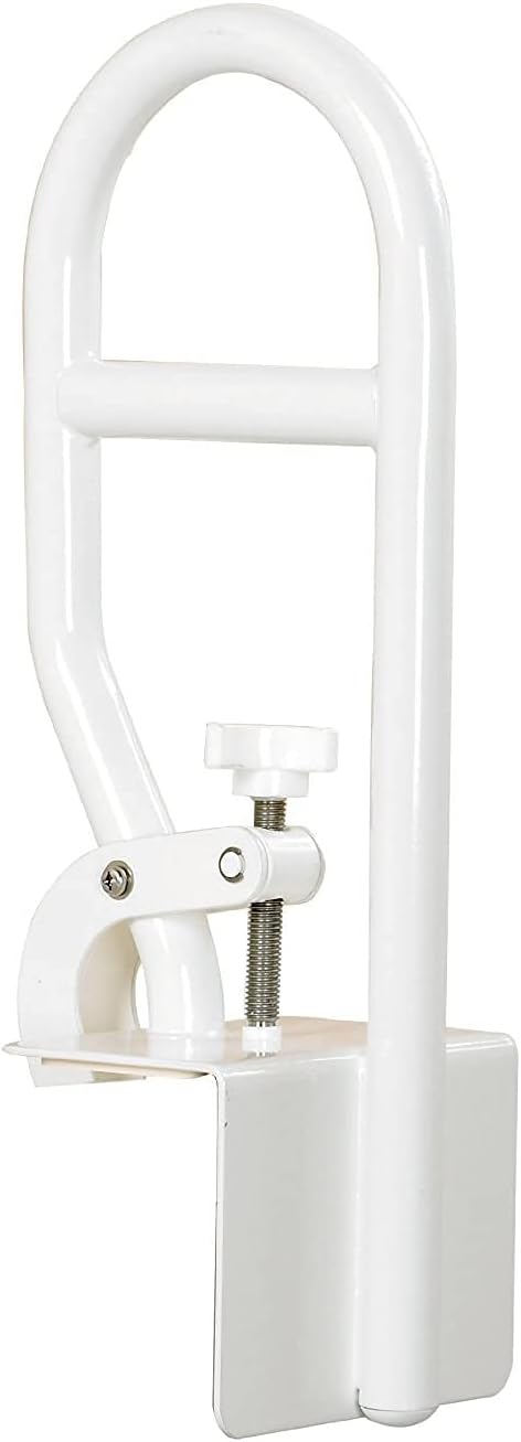 Homecraft Steel Grab Bar, Safety Rail and Mobility Aid Bathtub Clamp for Elderly, Handicapped and Disabled User Support