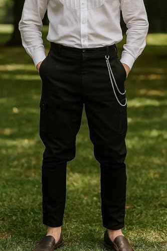 ThePirateDressing Steampunk Victorian Cosplay Costume Mens Airship Pants Trousers