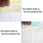 Congratulations 2026 Graduation Cake Topper,Congrats Grad Cake Decor - 2026 High School/College/Senior Graduation Party Decorations Supplies (gold Acrylic)