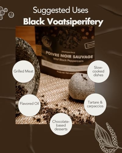 MATANA - Wild Black Peppercorn, Voatsiperifery from Madagascar | 100% Natural, No GMO, 50g