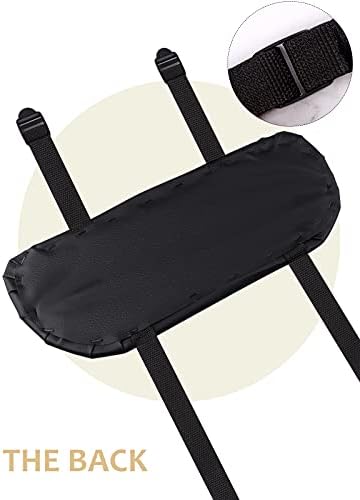 TOROKOM Soft Sponge Hanging Arm Rest for Massage Table, Hanging Arm Rest Sling Board Hanging Arm Rest Shelf Armrest Support for Massage Table SPA Beauty Salon Bed(Black)