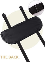 TOROKOM Soft Sponge Hanging Arm Rest for Massage Table, Hanging Arm Rest Sling Board Hanging Arm Rest Shelf Armrest Support for Massage Table SPA Beauty Salon Bed(Black)