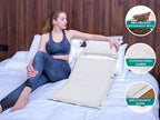 UNMERA Acupressure Mat and Pillow Set,Natural Eco Linen & Coconut Fiber Filling,for Back/Neck Pain Relief, Sciatic, Headache and Muscle Relaxation, Comes with Carrying Bag