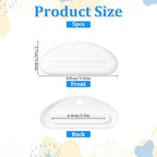 5PCS Toothpaste Squeezer, Plastic Toothpaste Tube Clip Dispenser for Bathroom Cream Cosmetics Paint(White)