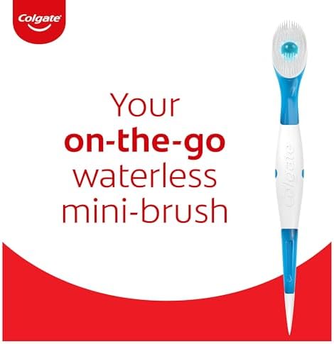Colgate Max Fresh Wisp Disposable Mini Travel Toothbrushes, Peppermint, 24 Count (Pack of 4)