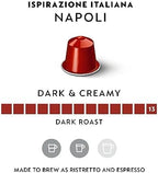 Nespresso Capsules Original Line, Ispirazione Napoli, Dark Roast Coffee Pods, 50-Count Espresso Coffee Pods,