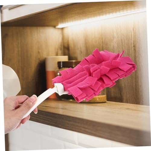 1set Duster Replacement Washable Duster Refills for Efficient Cleaning of Ceiling Fans Floors Includes Handle