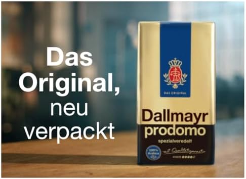 Dallmayr Prodomo Ground Coffee, 17.6 Ouce (Pack of 2)