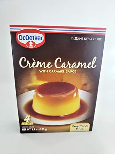 Dr Oetker Flan Creme Caramel Dessert, 3.7-Ounce (Pack of 6)
