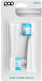 Pop Sonic The Ultimate Pro Toothbrush (Rose Gold) Bonus 2 Pack Replacement Head | Rechargeable Toothbrush w/Up to 40,000 Brush Strokes/Minute