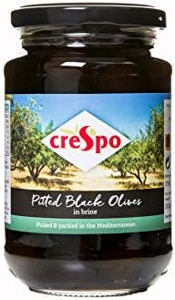 Crespo - Pitted Black Olives In Brine - 354g