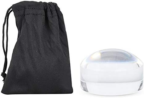 Magnifying Dome,8X Optical Magnifier, Paper Reading Acrylic Dome Portable 5X Dome Magnifier Hands Design