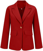 Blazers for Women Casual Oversized Open Front Long Sleeve Jackets Work Office Business Suit Blazer 2026