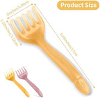 WY LIGHTING LEVEL 2Pcs Head Massager Manual Hair Scalp Massager Gua Sha Five Claw Massage Tool Comb Portable Handheld Resin Relax Tool for Father's Day Mother's Day Gifts (Amber; Cloud Brown)