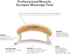 Greenstalk Stainless Steel Gua Sha Muscle Scraper Tool for Muscle Relief, Wooden Massage Tools,Body Guasha Tool, Portable Body Scrapers Tool for Neck, Back, Feet Recovery.