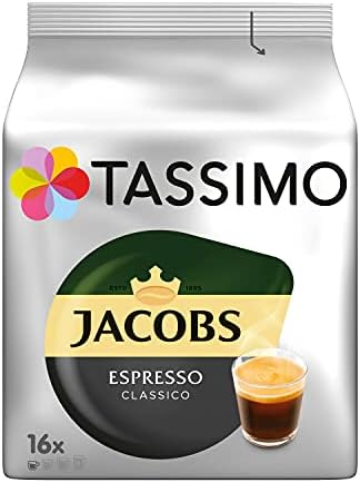 Tassimo Jacobs Espresso, Lot de 5, 5 x 16 T-Discs