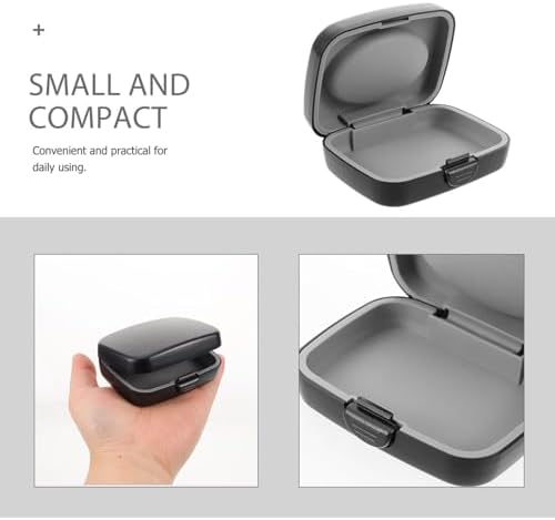 Ipetboom Small Portable Storage Case Shockproof Protective Box for Hearing Devices Design for -Term Use for Travel and Everyday