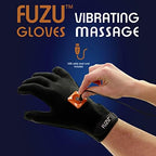 FUZU Vibrating Massage Glove Used for Providing Massages, Massaging Sore Muscles, Back, Neck, Shoulders Legs, 20 Speeds & Patterns, Rechargeable & Waterproof | Right Hand ONLY, Black