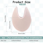 2 Pairs Soft Ballet Toe Pads Foot Care Toe 3.54 x 3.15inch High Heels Toes Caps Toes Pads for Pointe Shoes,Forefoot Wrap Pad for Women Girls,Half Pad, Sponge Insoles