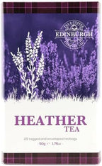 Edinburgh Tea and Coffee Company Heather Blossoms Tea African and Assam Black Tea Scottish Blend Hot Drink 25 Tea Bags