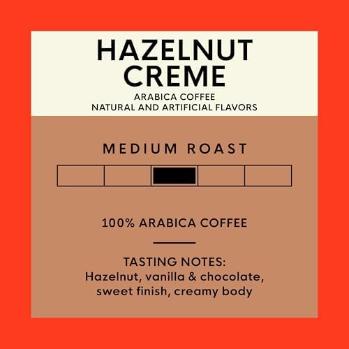 San Francisco Bay Coffee - Flavored Medium Roast Whole Bean Coffee - Hazelnut Crème (2 lb bag)