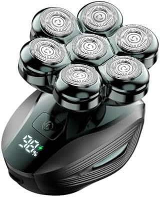 Upgraded Detachable Head Shaver for Bald Men – IPX7 Waterproof, LED Battery Display, Type-C Fast Charging, Wet & Dry Use, Smooth Shaving for Head and Face