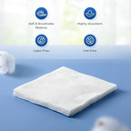 JMU Sterile Gauze Pads 4x4, Highly Absorbent Non-Woven Sterile Gauze Sponges, 25 Packs, 2 Pcs Per Pack, 50 Pcs Total